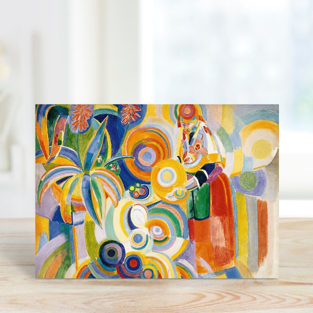 Tarjeta Mujer Portuguesa | Robert Delaunay (Subido por el creador)