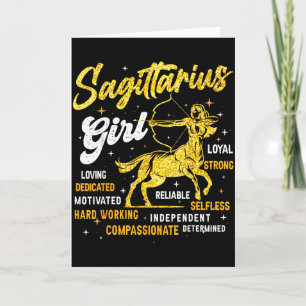 Tarjeta Mujer Reina Chica Sagitario Cumpleaños Noviembre