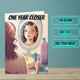 Tarjeta Mujer: Te Estás Convirtiendo En Una Hija Graciosa 