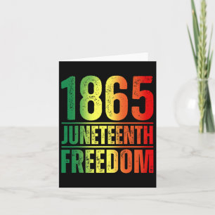 Tarjeta Mujeres 1865 Hombres 18 de junio Libertad África