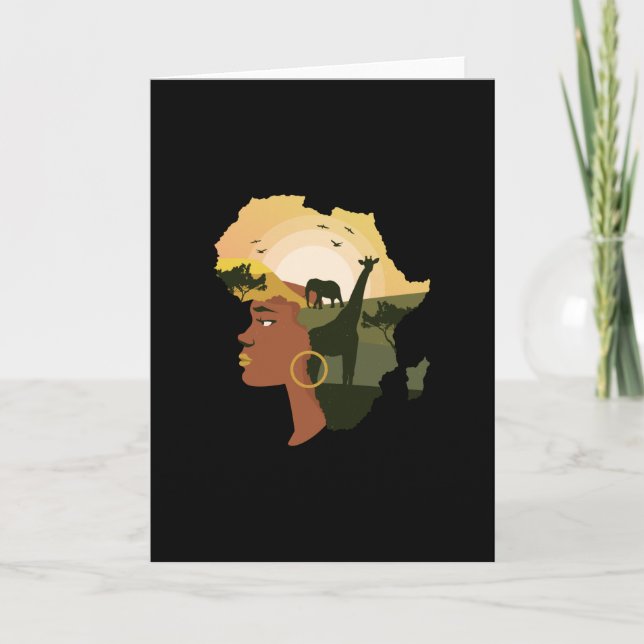 Tarjeta Mujeres África (Anverso)