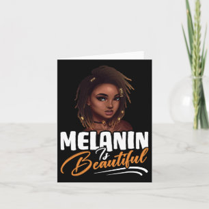 Tarjeta Mujeres Americanas Afro Reina Orgullo Negro Melani