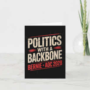 Tarjeta Mujeres Bernie Sanders Y Aoc 2028 Presidenta C