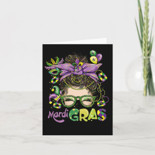 Tarjeta Mujeres Camisas Mardi Gras