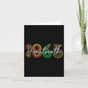 Tarjeta Mujeres Camisetas 1865 Hombres 19 de junio de 1865