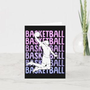 Tarjeta Mujeres Chicas de baloncesto