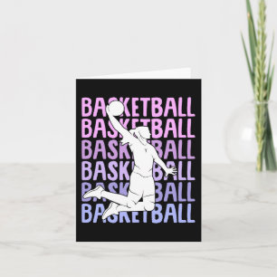 Tarjeta Mujeres Chicas de baloncesto 1