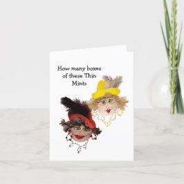 Tarjeta Mujeres con su humor de mezquita delgada