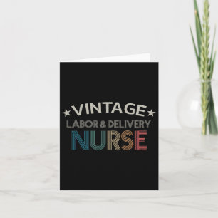 Tarjeta Mujeres De Estilo Retro De Trabajo Vintage Y Enfer