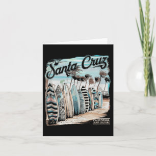 Tarjeta Mujeres de Santa Cruz Hombres California Retro Sun