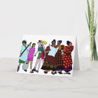Tarjeta Mujeres del mundo - 2