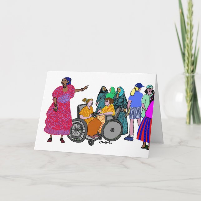 Tarjeta Mujeres del mundo - 3 (Anverso)