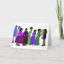 Tarjeta Mujeres del mundo - 4