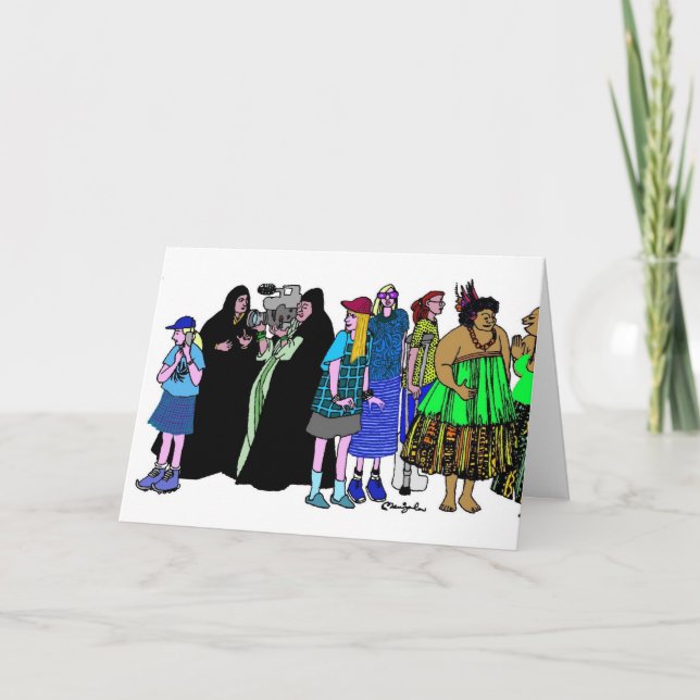 Tarjeta Mujeres del mundo - 5 (Anverso)