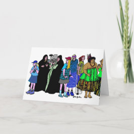 Tarjeta Mujeres del mundo - 5