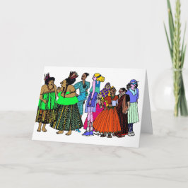 Tarjeta Mujeres del mundo - 6