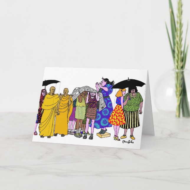 Tarjeta Mujeres del mundo - 8 (Anverso)