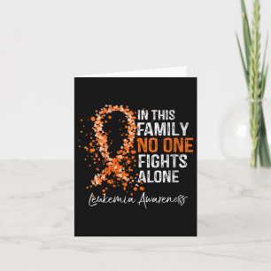 Tarjeta Mujeres En Esta Familia Luchan Sola Leucemia Camis