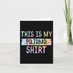 Tarjeta Mujeres Este Es Mi Pajama Pj Chicas Adolescentes M