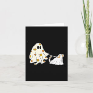 Tarjeta Mujeres Fantasma Perro Amantes De Perros Halloween