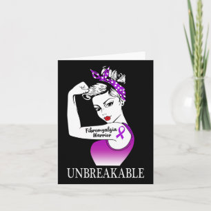 Tarjeta Mujeres fuertes e inquebrantables