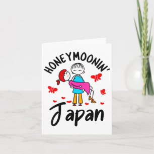 Tarjeta Mujeres Honeymoonin Shirt Luna de miel Parejas Nov