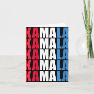 Tarjeta Mujeres Kamala 2024 Para Presidente Kamala Harris 