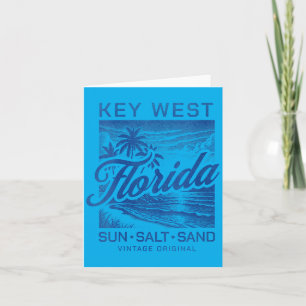 Tarjeta Mujeres Key West Florida Keys Playa Sol Sal Arena