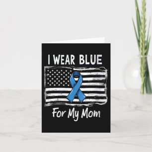 Tarjeta Mujeres Llevo Azul Por Mamá Conciencia De Diabetes