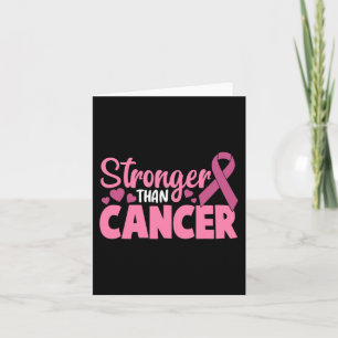 Tarjeta Mujeres más fuertes que las mujeres con cáncer de 