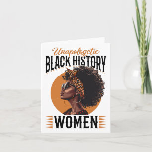 Tarjeta Mujeres negras sin remordimientos Historia negra m