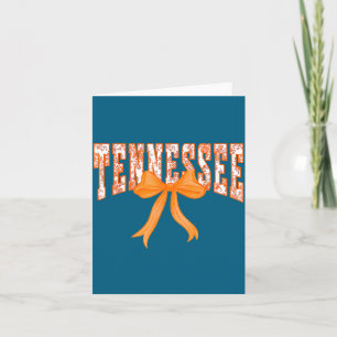 Tarjeta Mujeres Niñas Tennessee Floral Niños Lindo Retro C