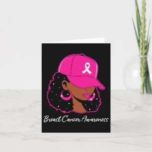 Tarjeta Mujeres Pink Crónica de Cáncer de Mama Guerrera Mu