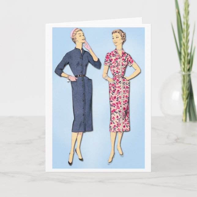 Tarjeta Mujeres Retro - La Vida Sería Tan Aburrida Sin Mí, (Anverso)