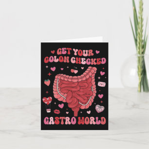 Tarjeta Mujeres, revisen su colon Gastro World Valentin