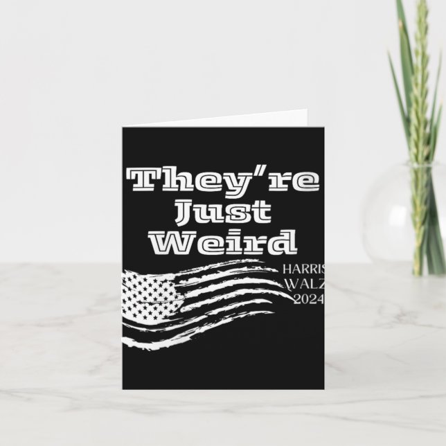 Tarjeta Mujeres Son Raras 2024 Kamala Harris Tim W (Anverso)