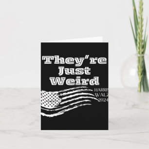 Tarjeta Mujeres Son Raras 2024 Kamala Harris Tim W