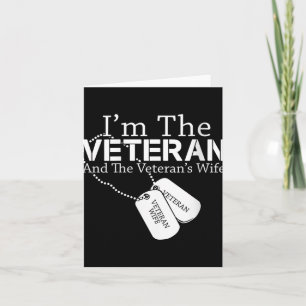 Tarjeta Mujeres Soy El Veterano Día De Los Veteranos Milit