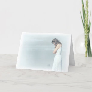 Tarjeta mujeres tristes