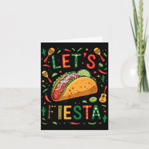 Tarjeta Mujeres vamos fiesta taco cinco de mayo divertido 