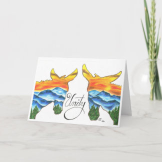 Tarjeta Mules del cañón de la unidad por Sherry Jarvis tar