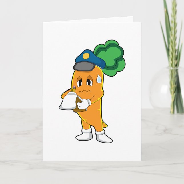 Tarjeta Multa de aparcamiento de guardia de tráfico de zan (Anverso)