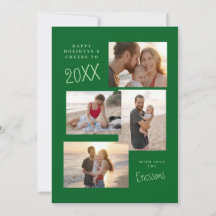 Tarjeta multiCollage de fotos moderna