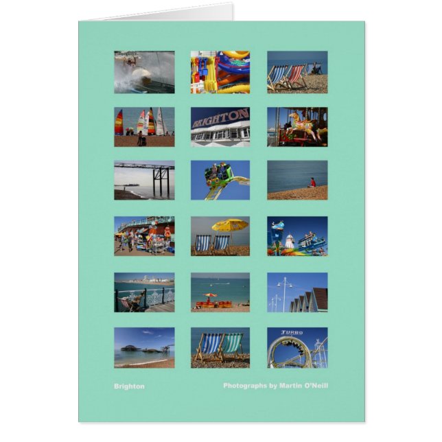 Tarjeta multiimagen Brighton (Frente)