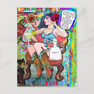 TARJETA MÚLTIPLE CON FINES MALOS DE ARTE MALO CHIC