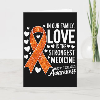 Tarjeta Multiple Sclerosis Awareness Month Love Strongest 