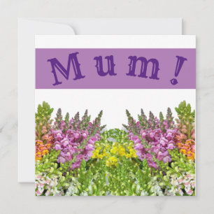 Tarjeta MUM!