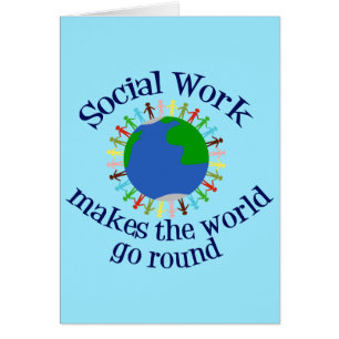 Tarjeta Mundial de Cita de Trabajo Social Inspirad