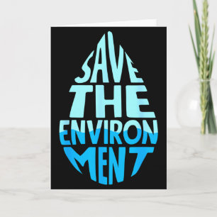 Tarjeta Mundo Ambiental Día de la Tierra Sostenible