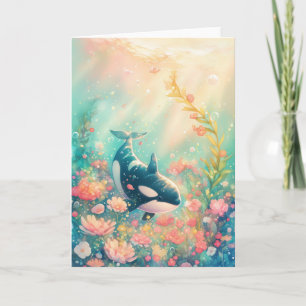 Tarjeta Mundo Floral Orca